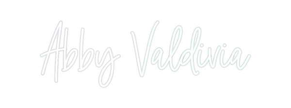 Custom Neon: Abby Valdivia