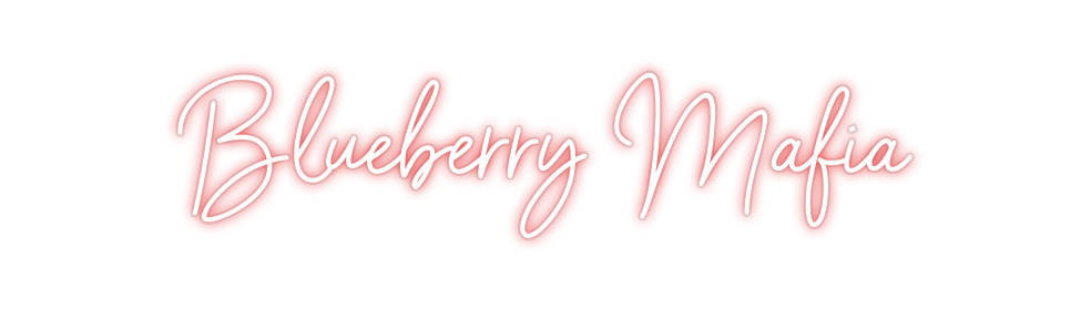 Custom Neon: Blueberry Maf...