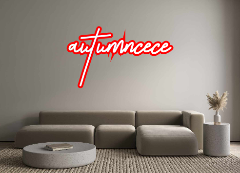 Custom Neon: autumncece