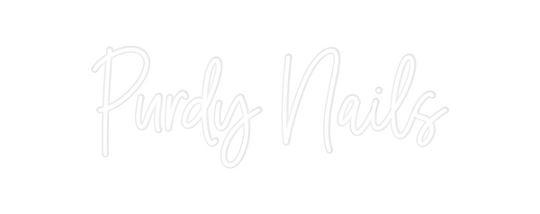Custom Neon: Purdy Nails