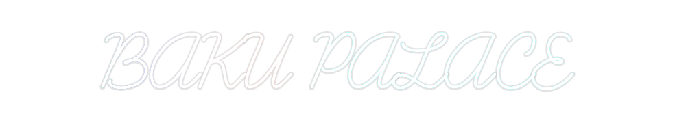 Custom Neon: BAKU PALACE