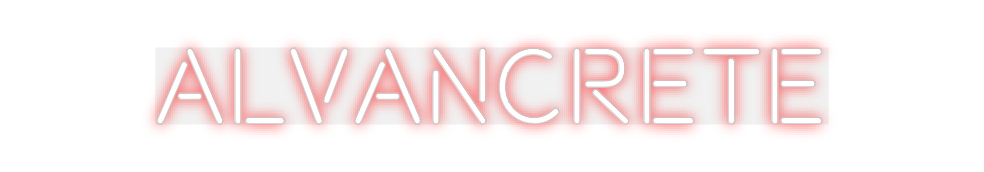 Custom Neon: AlVanCrete