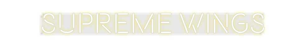Custom Neon: SUPREME WINGS