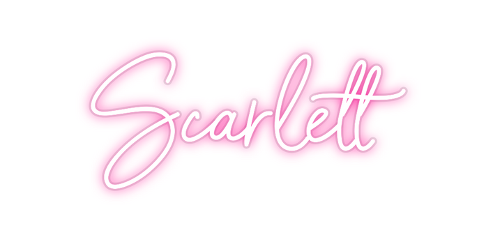 Custom Neon: Scarlett