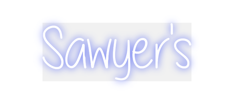 Custom Neon: Sawyer's