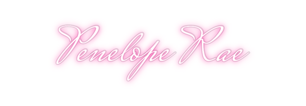 Custom Neon: Penelope Rae