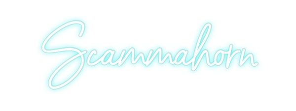 Custom Neon: Scammahorn