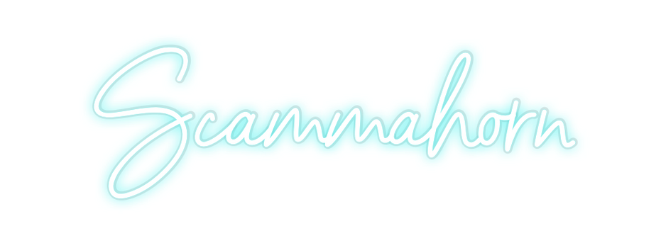 Custom Neon: Scammahorn