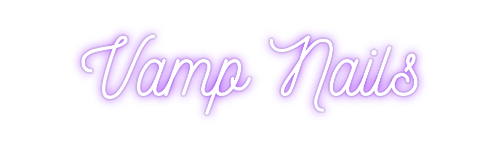 Custom Neon: Vamp Nails