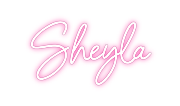 Custom Neon: Sheyla