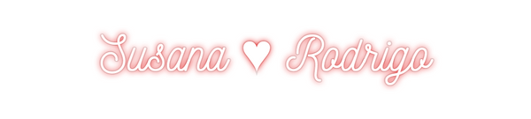Custom Neon: Susana ♥ Rodr...