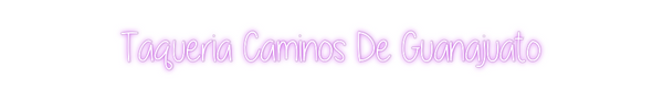 Custom Neon: Taqueria Cami...