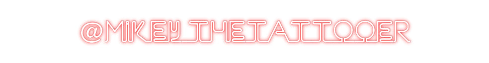Custom Neon: @mikey_thetat...