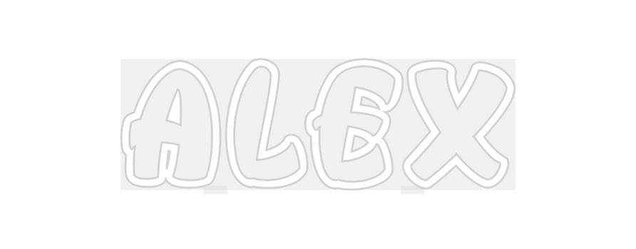 Custom Neon: ALEX