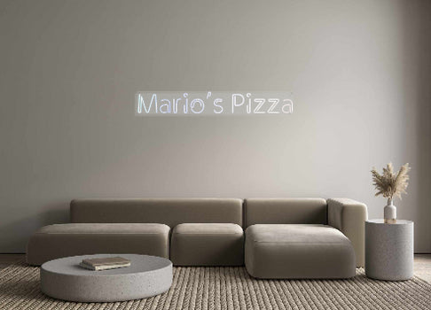 Custom Neon: Mario’s Pizza
