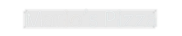 Custom Neon: Mario’s Pizza
