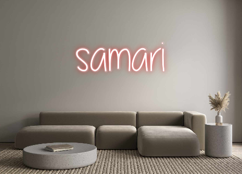 Custom Neon: samari