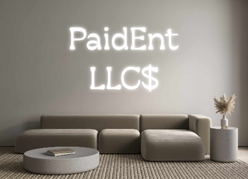 Custom Neon: PaidEnt
LLC$