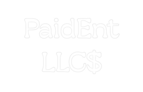 Custom Neon: PaidEnt
LLC$