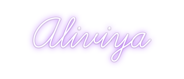 Custom Neon: Aliviya
