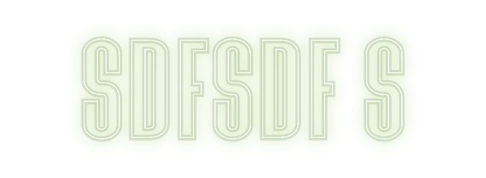Custom Neon: sdfsdf s