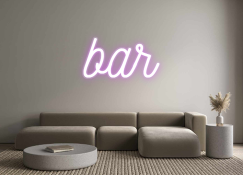 Custom Neon: bar