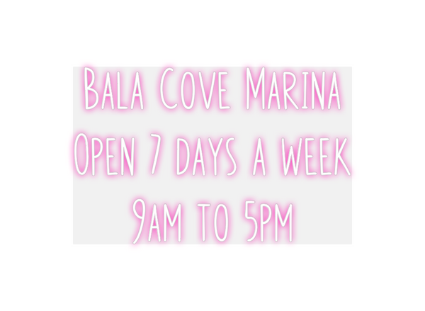 Custom Neon: Bala Cove Mar...