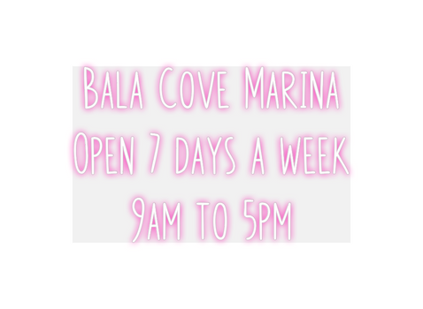 Custom Neon: Bala Cove Mar...