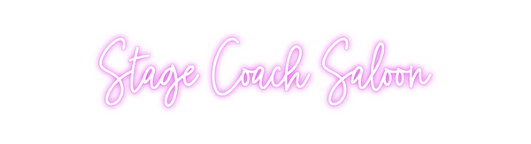 Custom Neon: Stage Coach S...