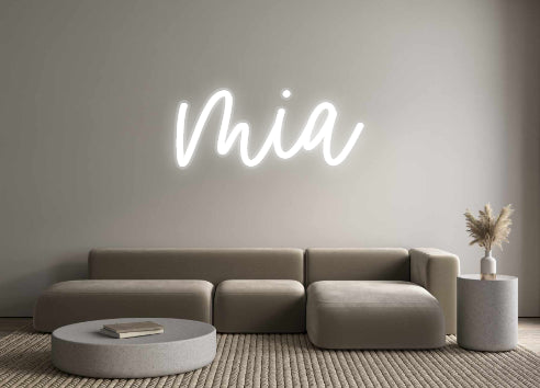 Custom Neon: mia