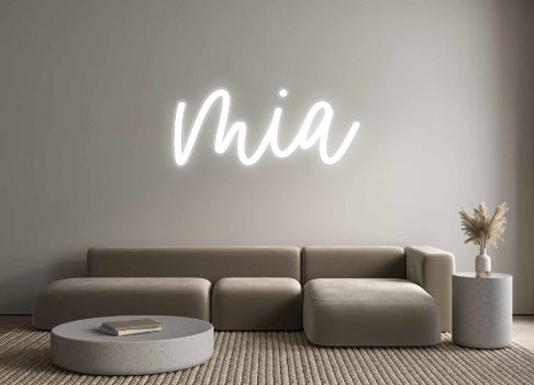 Custom Neon: mia
