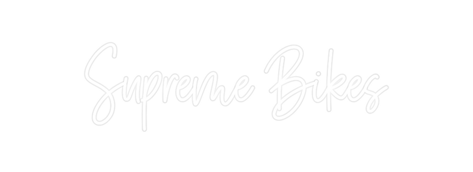 Custom Neon: Supreme Bikes