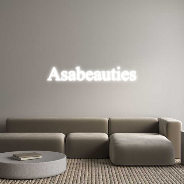 Custom Neon: Asabeauties