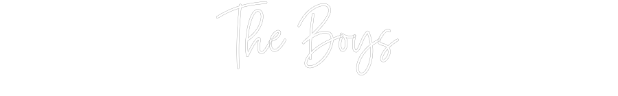 Custom Neon: The Boys