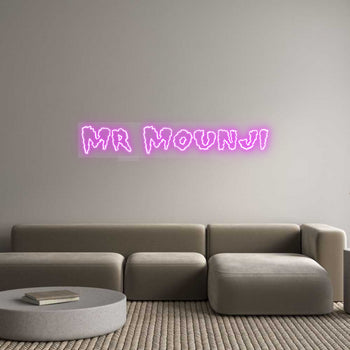 Custom Neon: Mr Mounji
