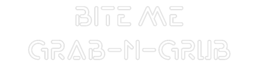 Custom Neon: Bite Me 
Gra...