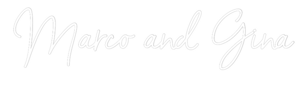 Custom Neon: Marco and Gina