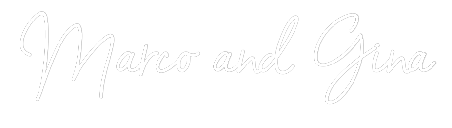 Custom Neon: Marco and Gina