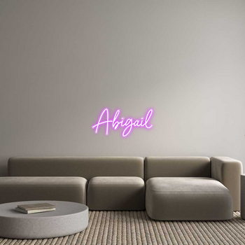 Custom Neon: Abigail