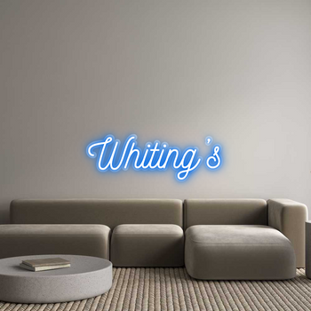 Custom Neon: Whiting’s