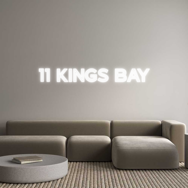 Custom Neon: 11 Kings Bay