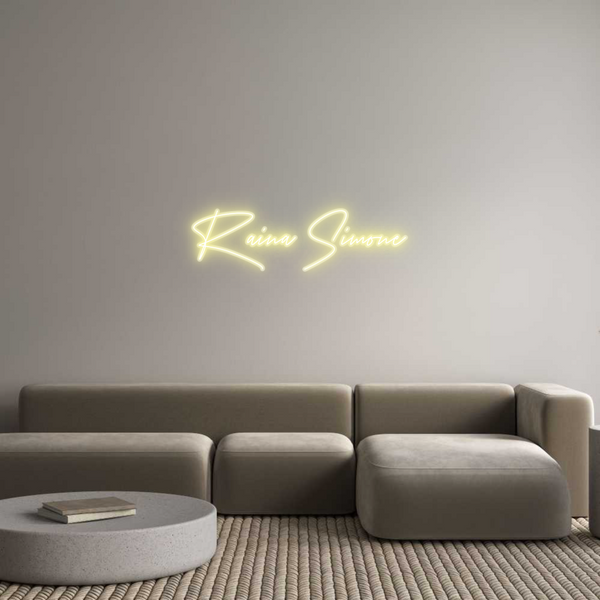 Custom Neon: Raina Simone