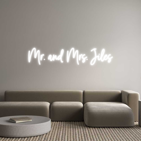 Custom Neon: Mr. and Mrs. ...