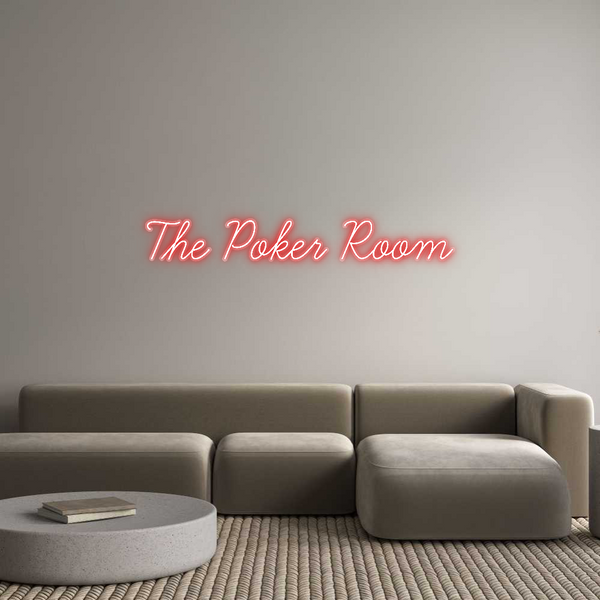 Custom Neon: The Poker Room