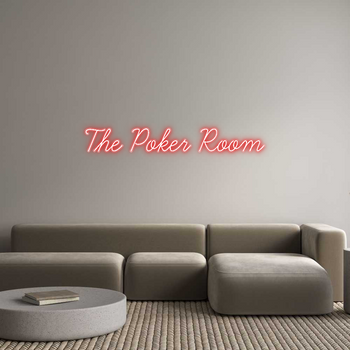 Custom Neon: The Poker Room