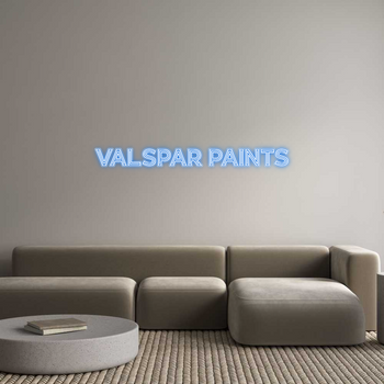 Custom Neon: Valspar Paints