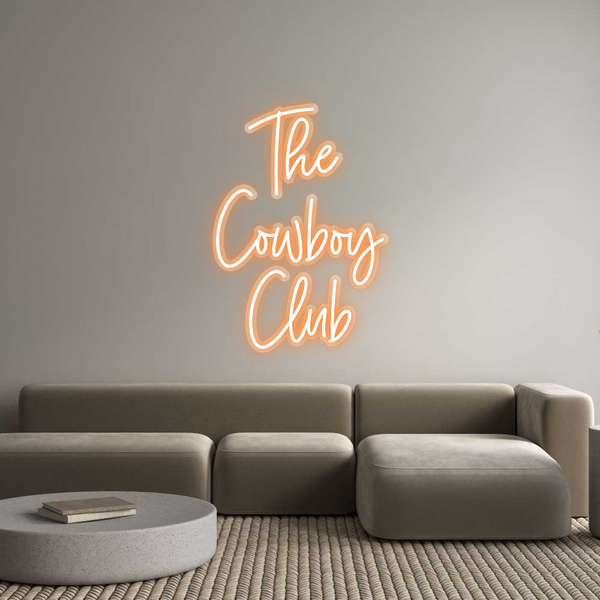 Custom Neon: The
Cowboy
...