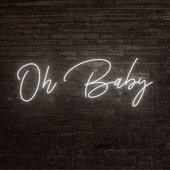 Oh Baby Neon Sign