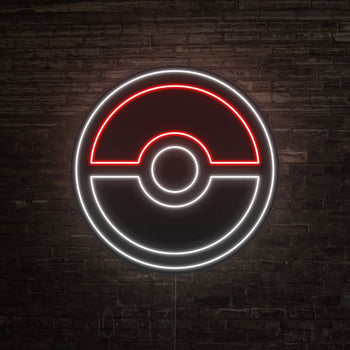 Poke Ball Neon Sign