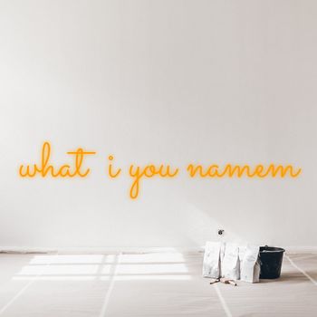 Custom Neon Sign Builder